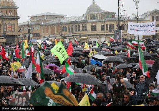 راهپیمایی روز قدس در همدان