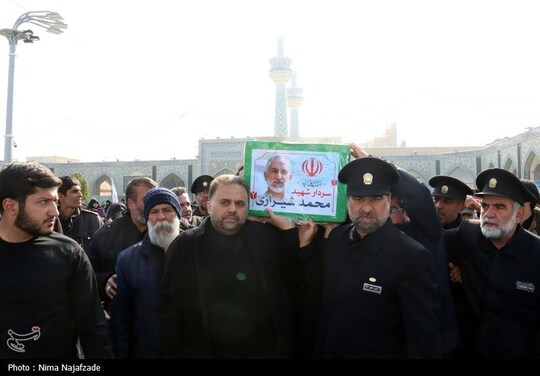 مراسم تشییع پیکر مطهر سرلشکر شهید محمد شیرازی- مشهد