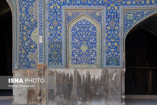 خسارات ناشی از تجاوز هوایی آمریکا و رژیم صهیونیستی به ایران - مسجد تاریخی امام اصفهان