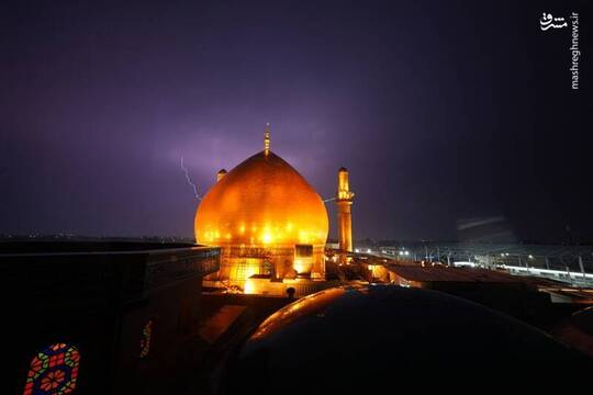 بارش رحمت الهی در حرمین امامین عسکرین(ع)