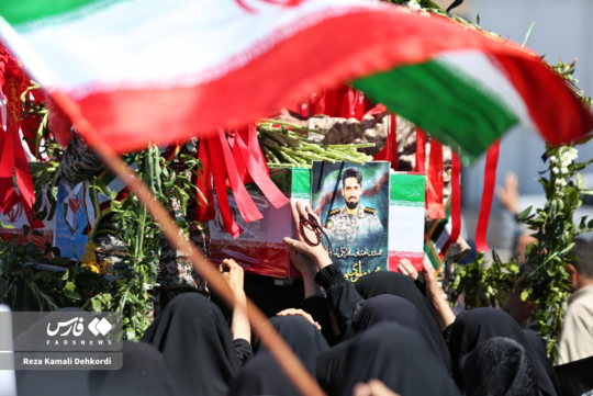 تشییع پیکر شهید نخبه محمد مولوی در وردنجان
