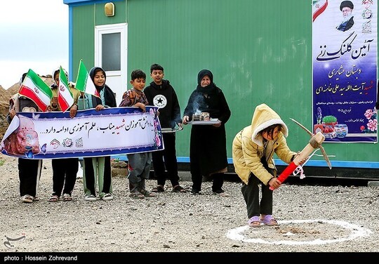فعالیت‌های گروه جهادی شهدا به یاد 168 شهید مدرسه میناب