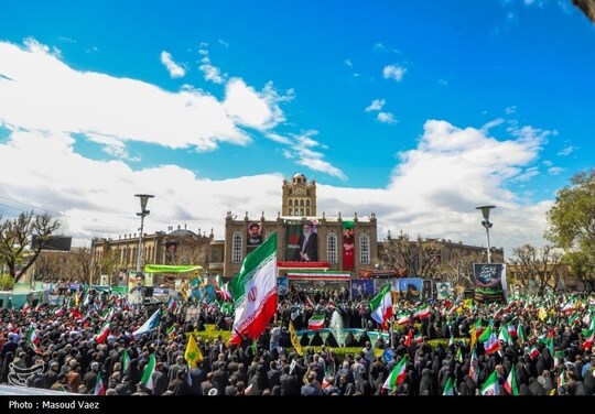 مراسم عزاداری چهلمین روز شهادت رهبر انقلاب در تبریز