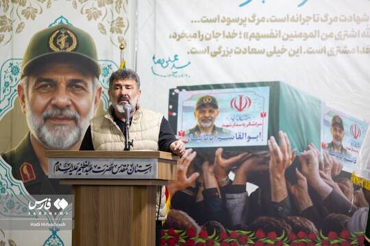 مراسم چهلم سردار سرلشکر پاسدار شهید ابوالقاسم بابائیان، رئیس دفتر نظامی مقام معظم رهبری، عصر پنجشنبهدر شهر ری برگزار شد.