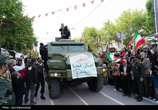 رزمایش جان فدا برای ایران امام رضایی در خرم آباد