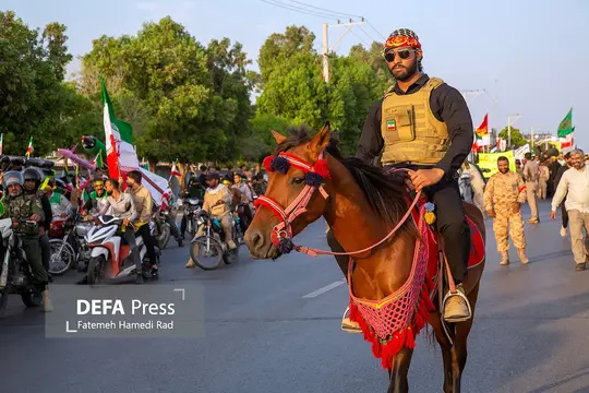 رزمایش جان فدای ایران امام رضایی - بندرعباس