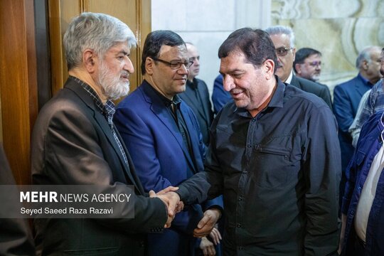 مراسم گرامیداشت شهید علی لاریجانی و فرزندش شهید مرتضی لاریجانی