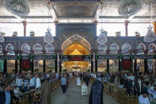 کتیبه‌های شهادت امام باقر(ع) در حرم سیدالشهدا