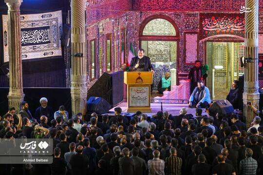 نخستین شب از مراسم مسلمیه در حرم سیدالکریم