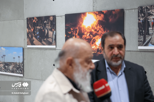 افتتاح نمایشگاه عکس «تهران؛ خط مقدم مقاومت»