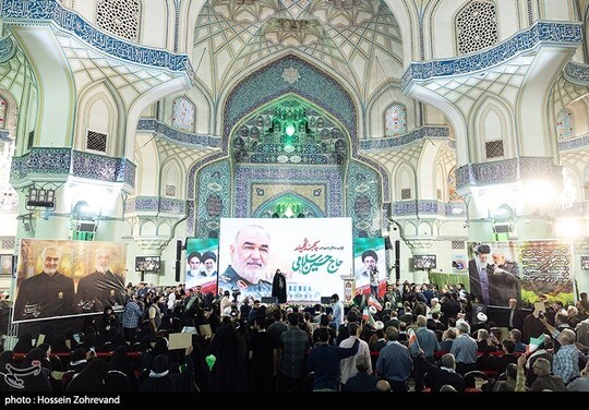 نخستین سالگرد شهادت سردار سپهبد شهید حسین سلامی در حرم حضرت عبدالعظیم حسنی (ع)
